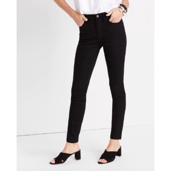 Madewell Denim - Madewell 9" High-Rise Skinny Jeans Tall 28T Black